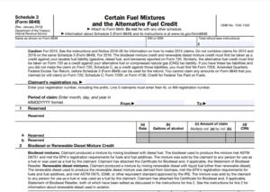 Certain Fuel Credit