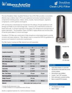 Donaldson LPG Filter