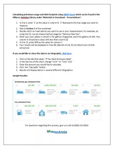Screen Shot of the Greet Tool How To Document