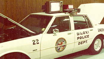 Historical Image Of Autogas Motor Fuel Vehicle Training On Police Vehicles