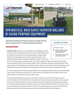City of Springfield Propane Autogas Success Story